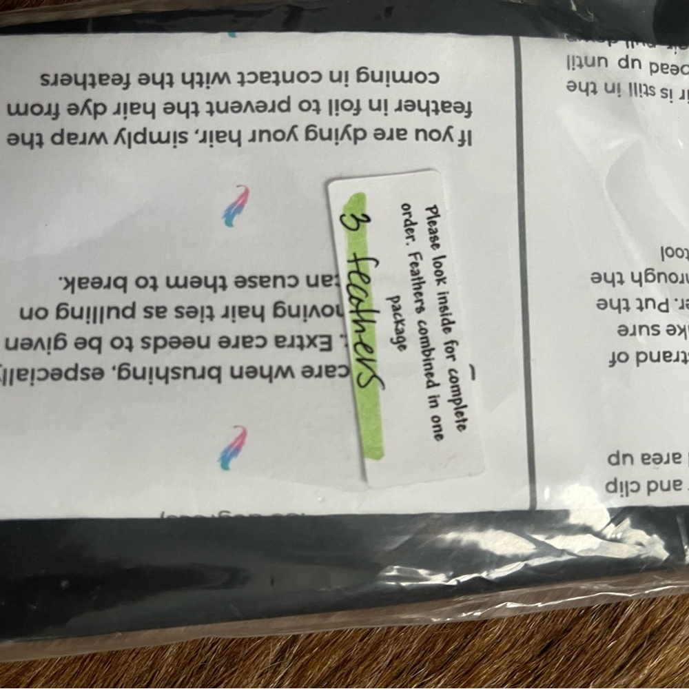 Feathers Hair Extension Kit -  White - Picture 2 of 2